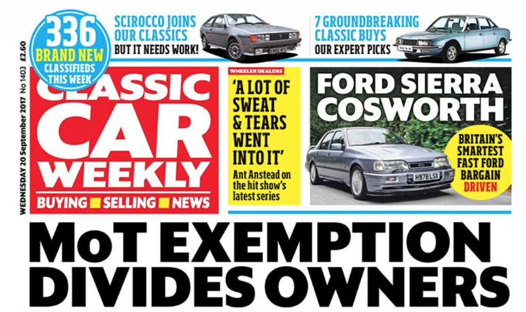 A chat with Classic Car Weekly’s David Simister