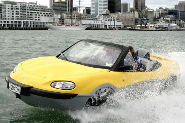 Drive on water, swim through land – the amphibious MX-5