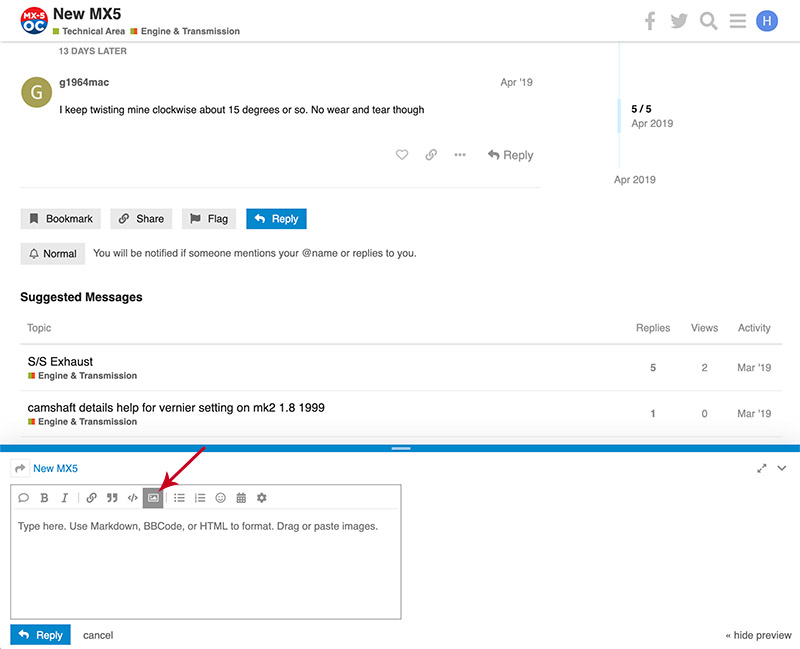 How to add a photo to a post
