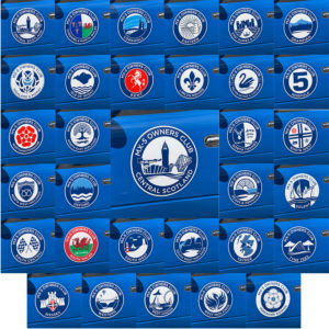 Club Area Car Door Magnets