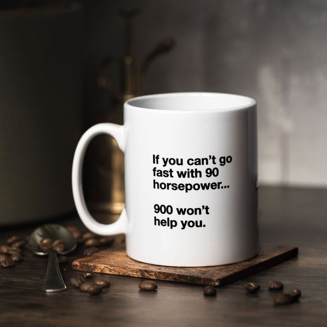 Ceramic Mug - Slow Car Fast - Image 3